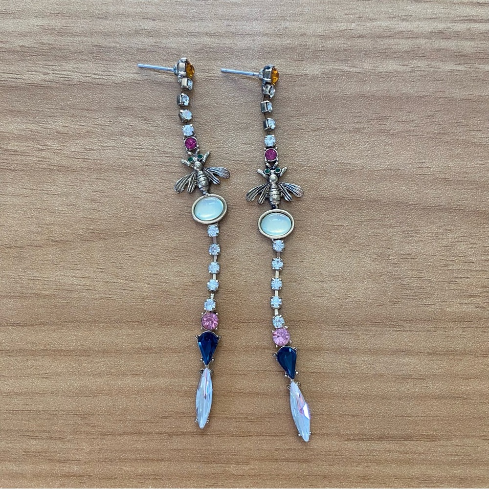 Bee Multi-Color Drop Earrings